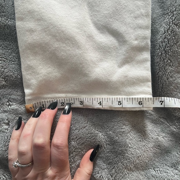 DRIFTWOOD White Jeans with Multicolor Floral Embroidery - Picture 9 of 9